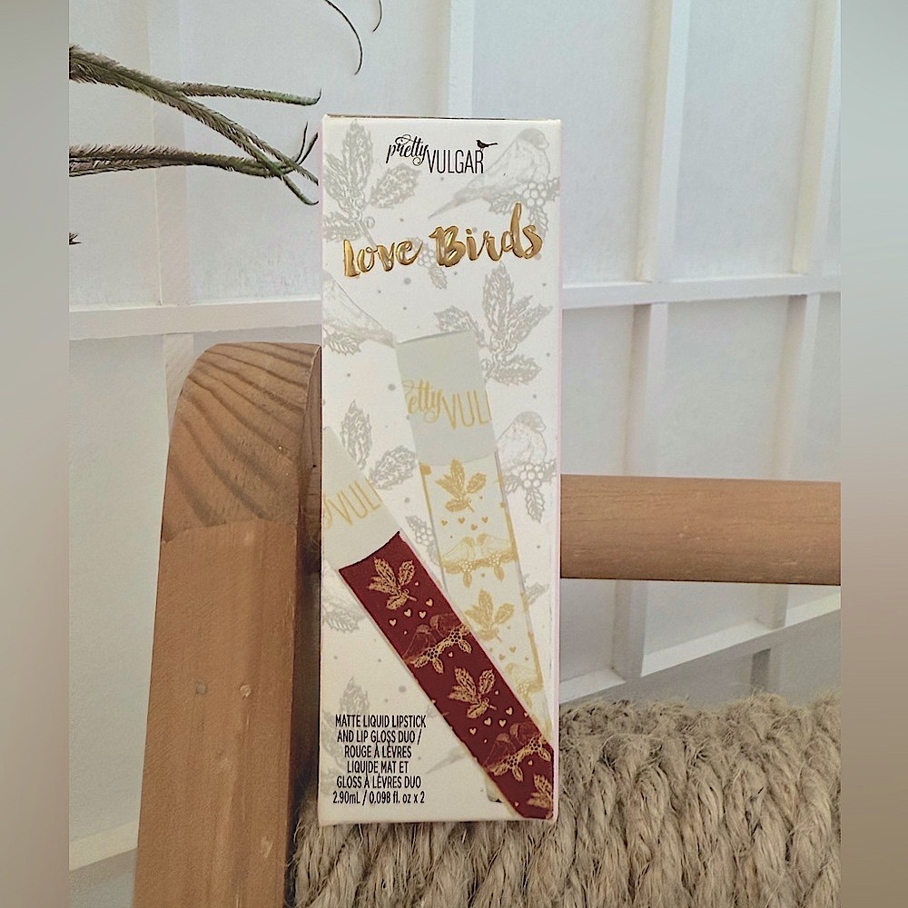 Love Birds lipstick and gloss duo by Pretty Vulgar